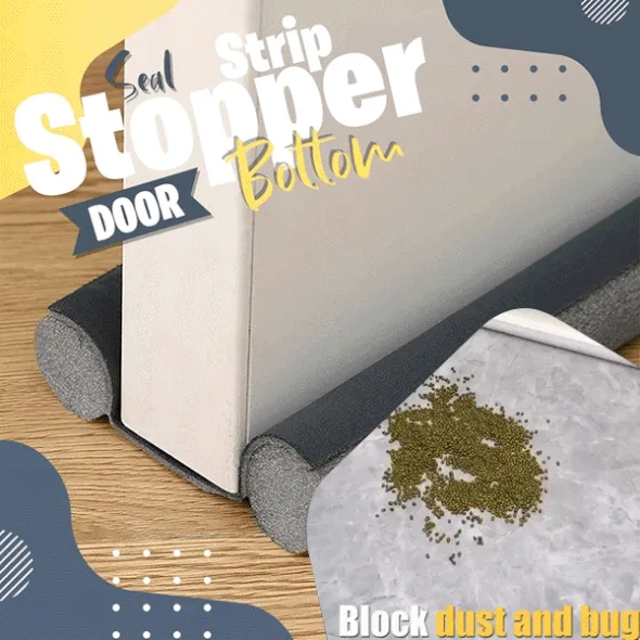 Door Bottom Seal Strip Stopper — a smart home gadget to block drafts and noise
